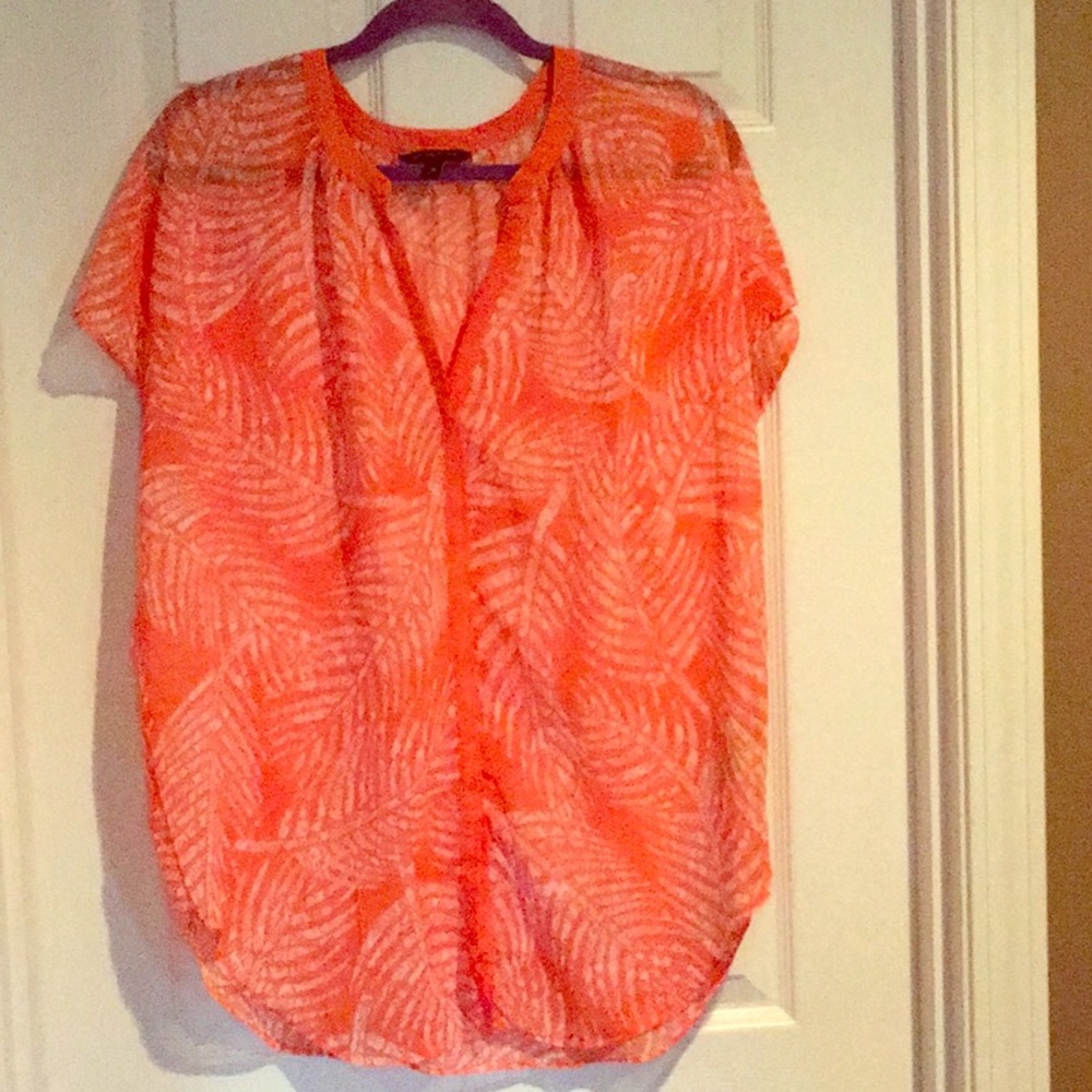 Medium Orange Banana Republic blouse